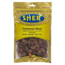 Sher Cardamom Black 100gm