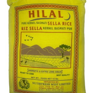 Halal Pure Karnel Basmati Sella Rice 10lbs