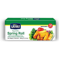 lazeez Vegetable Spring Roll 400 gm